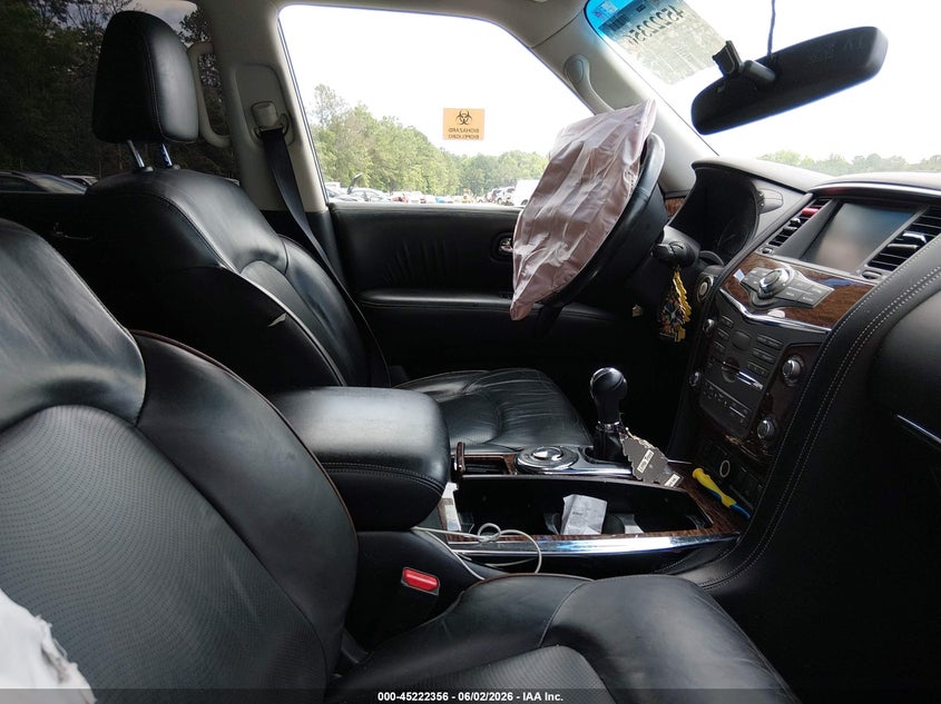 2017 Nissan Armada VIN JN8AY2ND6H9003176 IAAI salvage auction — RIGHT FRONT, Salvage Title, sold $1,750 on 2026-07-14 (photo 5)