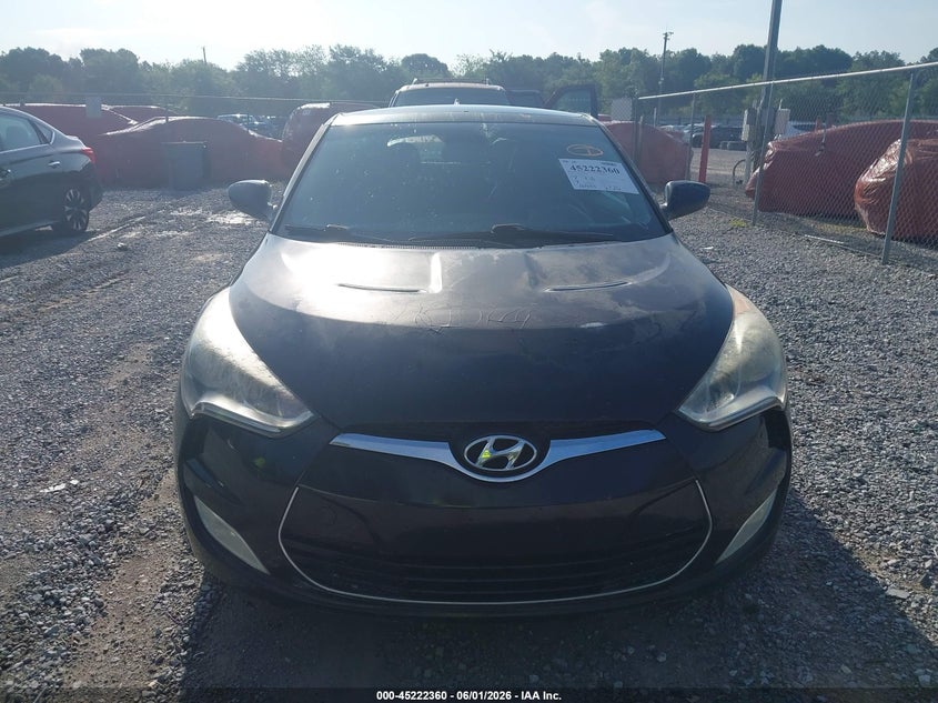 2013 Hyundai Veloster VIN KMHTC6AD8DU147914 IAAI salvage auction — NORMAL WEAR, Salvage Title, sold $1,100 on 2026-07-24 (photo 6)
