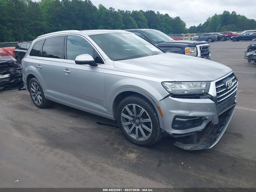 2017 Audi Q7 VIN WA1LAAF7XHD006424 IAAI salvage auction — RIGHT FRONT, Salvage Title, sold $6,000 on 2026-07-31 (photo 1)