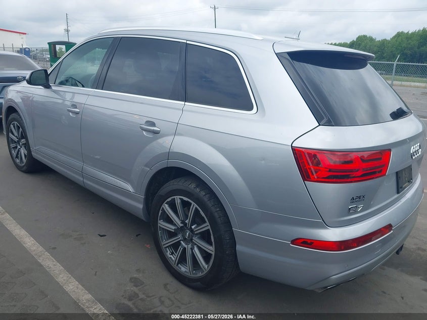 2017 Audi Q7 VIN WA1LAAF7XHD006424 IAAI salvage auction — RIGHT FRONT, Salvage Title, sold $6,000 on 2026-07-31 (photo 3)