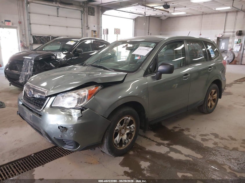 2014 Subaru Forester VIN JF2SJAAC5EH427656 IAAI salvage auction — LEFT FRONT, Salvage Title, sold $450 on 2026-07-20 (photo 2)
