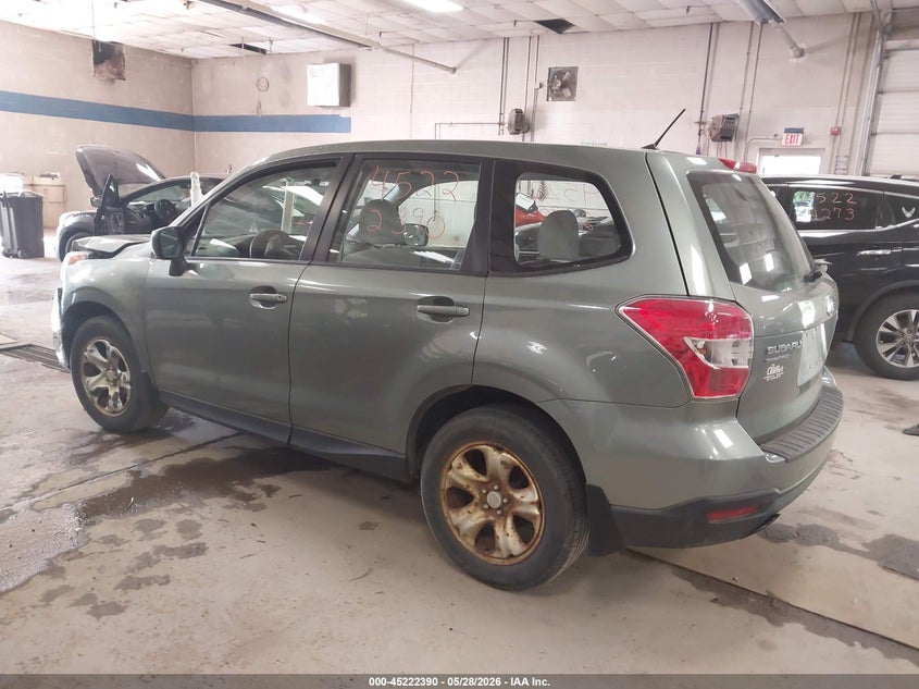 2014 Subaru Forester VIN JF2SJAAC5EH427656 IAAI salvage auction — LEFT FRONT, Salvage Title, sold $450 on 2026-07-20 (photo 3)