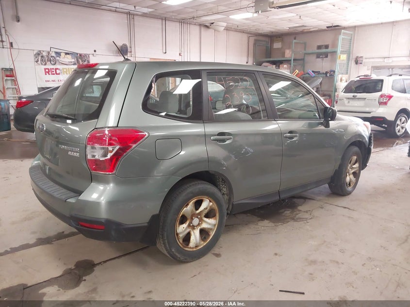 2014 Subaru Forester VIN JF2SJAAC5EH427656 IAAI salvage auction — LEFT FRONT, Salvage Title, sold $450 on 2026-07-20 (photo 4)