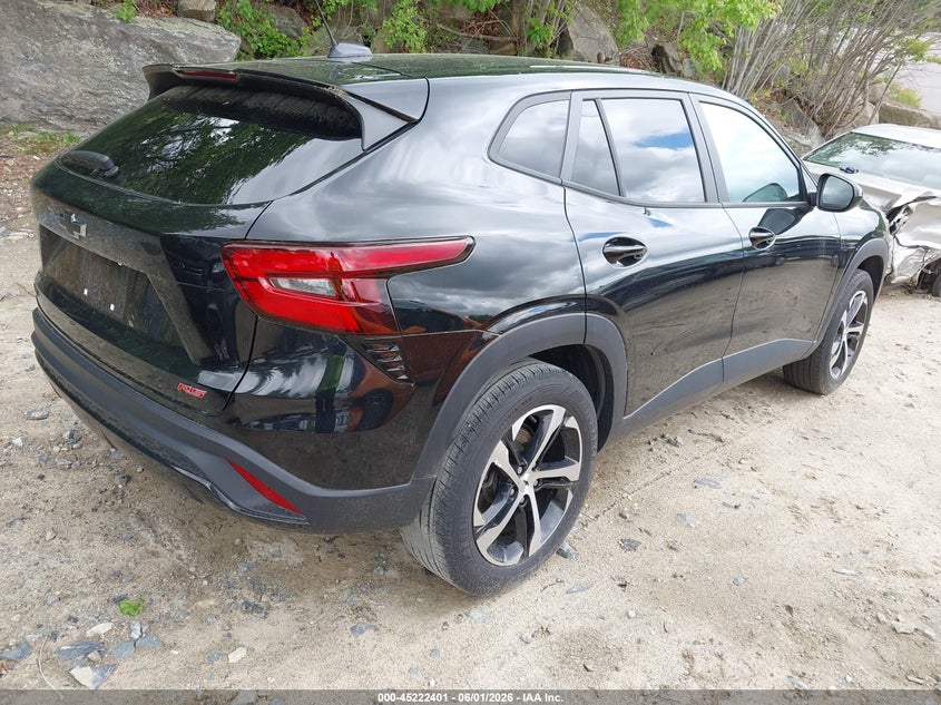 2024 Chevrolet Trax VIN KL77LGE28RC062862 IAAI salvage auction — SIDE, Salvage Title, sold $6,100 on 2026-07-21 (photo 4)