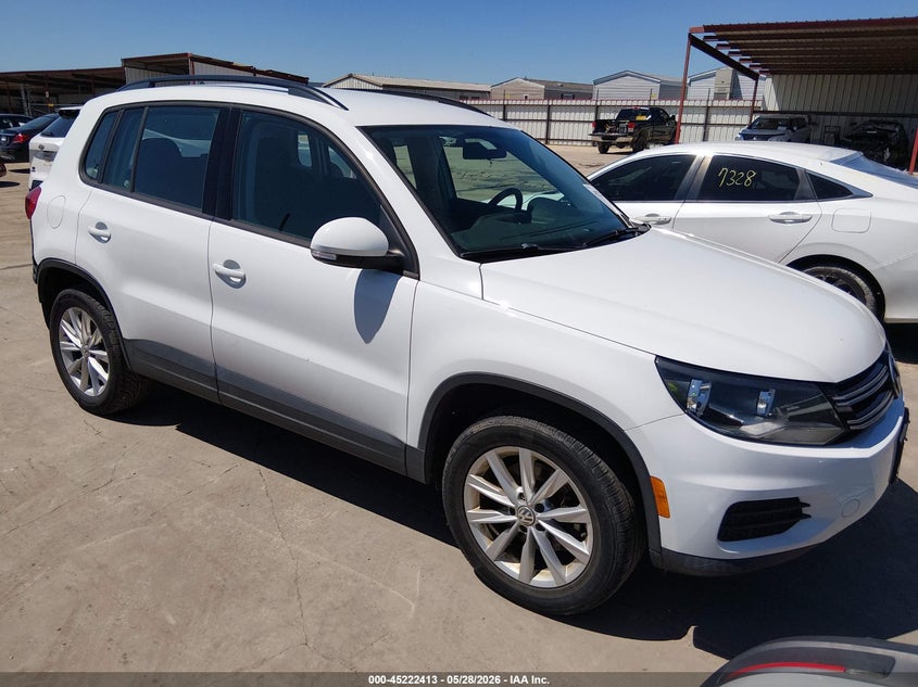 2017 Volkswagen Tiguan VIN WVGAV7AX9HK055004 IAAI salvage auction — REAR END, Original (Texas), sold $2,900 on 2026-07-28 (photo 1)