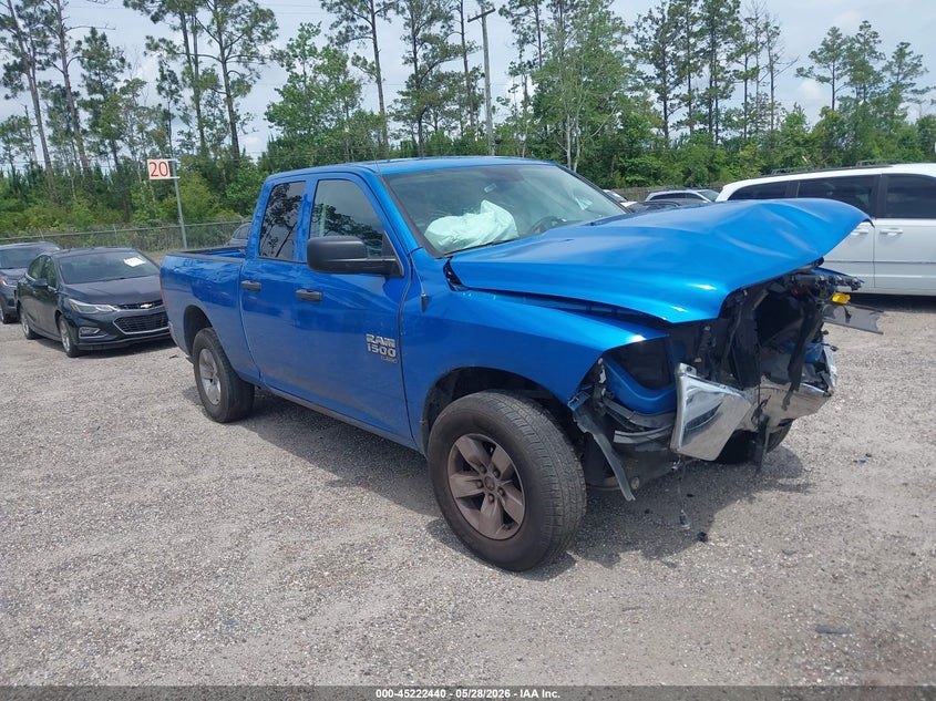 2024 Ram 1500 VIN 1C6RR7GG3RS129643 IAAI salvage auction — FRONT END, Certificate Of Destruction (Florida), sold $5,200 on 2026-09-02 (photo 1)