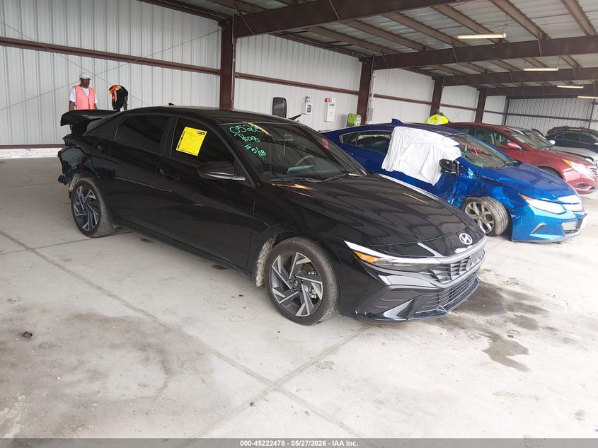 2025 Hyundai Elantra VIN KMHLM4DG3SU054478 IAAI salvage auction — REAR END, Salvage Title, sold $5,400 on 2026-07-27 (photo 1)