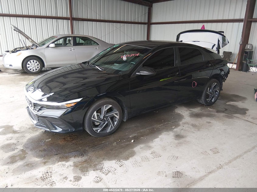 2025 Hyundai Elantra VIN KMHLM4DG3SU054478 IAAI salvage auction — REAR END, Salvage Title, sold $5,400 on 2026-07-27 (photo 2)