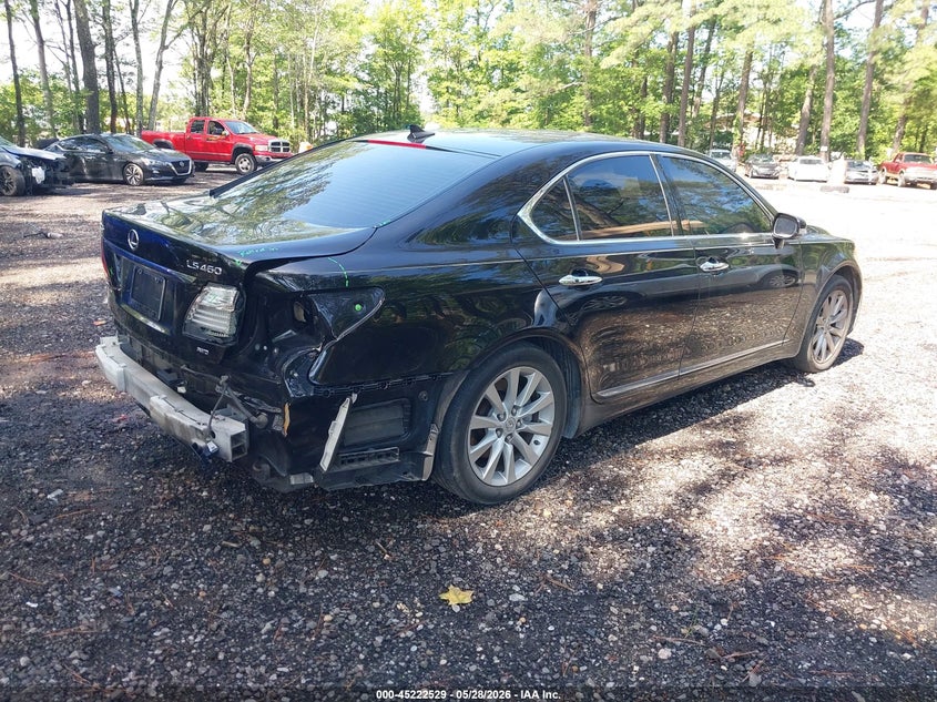 2010 Lexus Ls VIN JTHCL5EF8A5008400 IAAI salvage auction — REAR END, Clear (Virginia), sold $2,200 on 2026-07-28 (photo 4)