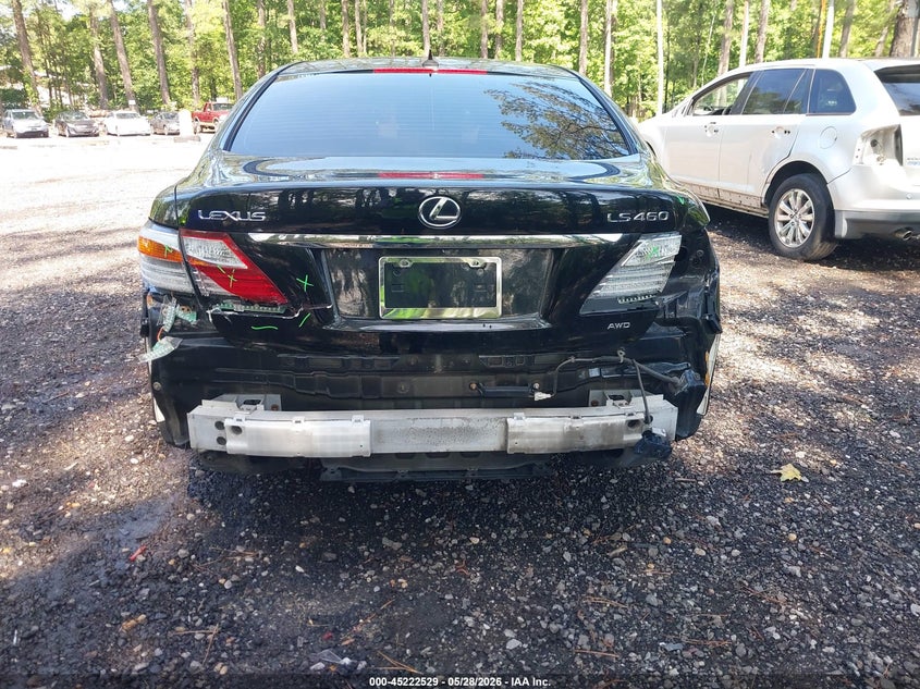 2010 Lexus Ls VIN JTHCL5EF8A5008400 IAAI salvage auction — REAR END, Clear (Virginia), sold $2,200 on 2026-07-28 (photo 6)