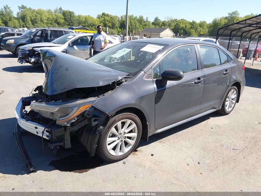 2025 Toyota Corolla VIN 5YFB4MDE9SP240232 IAAI salvage auction — FRONT END, Salvage Title, sold $4,300 on 2026-07-30 (photo 2)