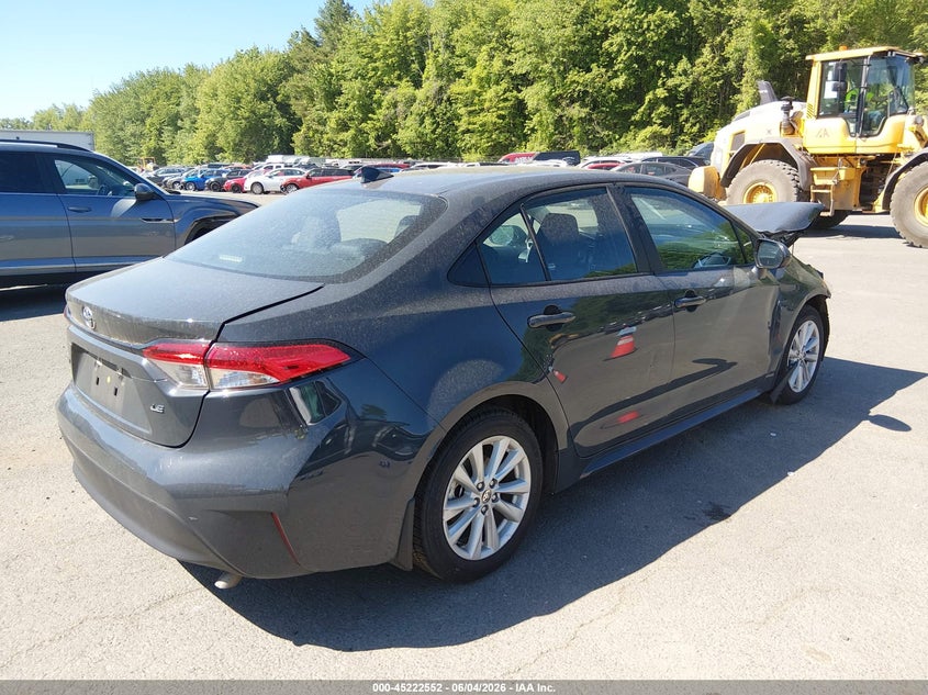 2025 Toyota Corolla VIN 5YFB4MDE9SP240232 IAAI salvage auction — FRONT END, Salvage Title, sold $4,300 on 2026-07-30 (photo 4)