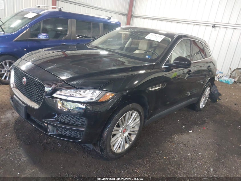 2020 Jaguar F-pace VIN SADCN2GX2LA645376 IAAI salvage auction — LEFT SIDE, Salvage Title, sold $5,350 on 2026-07-23 (photo 2)