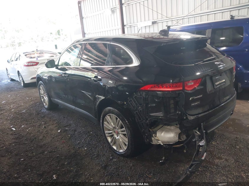 2020 Jaguar F-pace VIN SADCN2GX2LA645376 IAAI salvage auction — LEFT SIDE, Salvage Title, sold $5,350 on 2026-07-23 (photo 3)