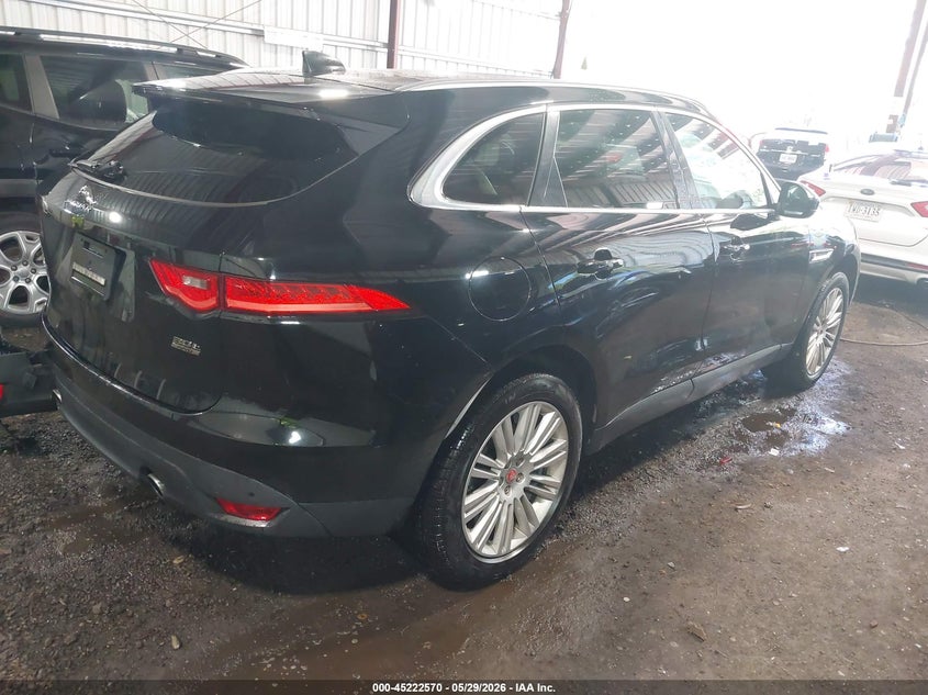 2020 Jaguar F-pace VIN SADCN2GX2LA645376 IAAI salvage auction — LEFT SIDE, Salvage Title, sold $5,350 on 2026-07-23 (photo 4)