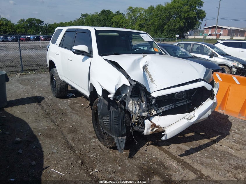 2016 Toyota 4runner VIN JTEBU5JR7G5377313 IAAI salvage auction — FRONT END, Salvage Title, sold $8,075 on 2026-07-09 (photo 1)