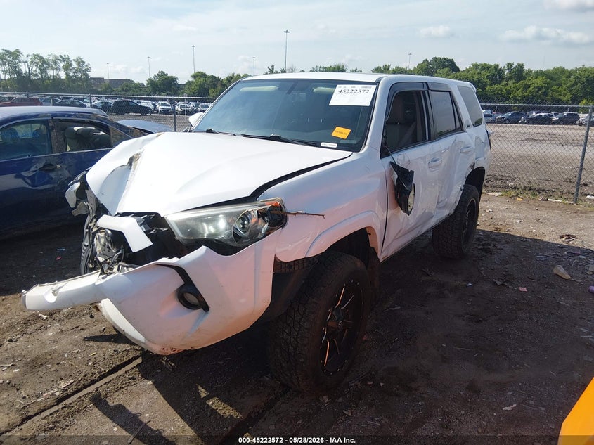 2016 Toyota 4runner VIN JTEBU5JR7G5377313 IAAI salvage auction — FRONT END, Salvage Title, sold $8,075 on 2026-07-09 (photo 2)