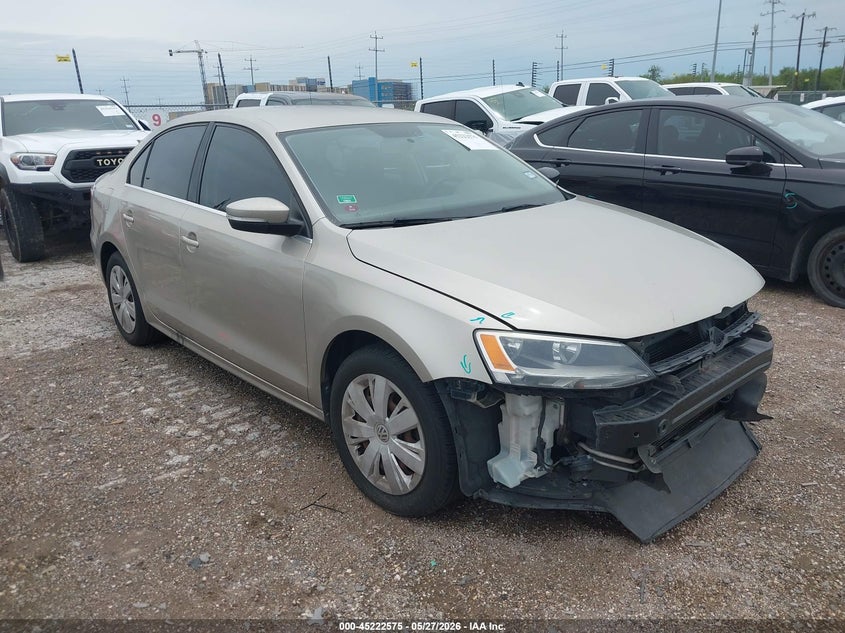 2013 Volkswagen Jetta VIN 3VWDP7AJ8DM227188 IAAI salvage auction — FRONT END, Original (Texas), sold $925 on 2026-07-25 (photo 1)