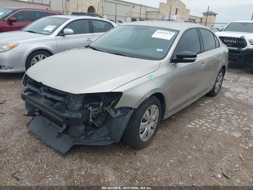 2013 Volkswagen Jetta VIN 3VWDP7AJ8DM227188 IAAI salvage auction — FRONT END, Original (Texas), sold $925 on 2026-07-25 (photo 2)