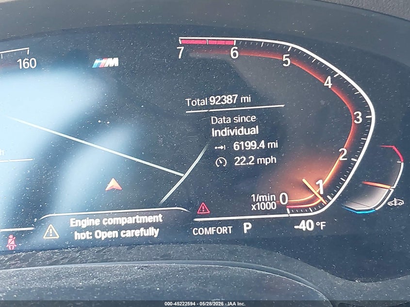 2021 BMW 5er VIN WBA53BH00MCF08129 IAAI salvage auction — FRONT END, Salvage Title, sold $13,900 on 2026-08-07 (photo 7)