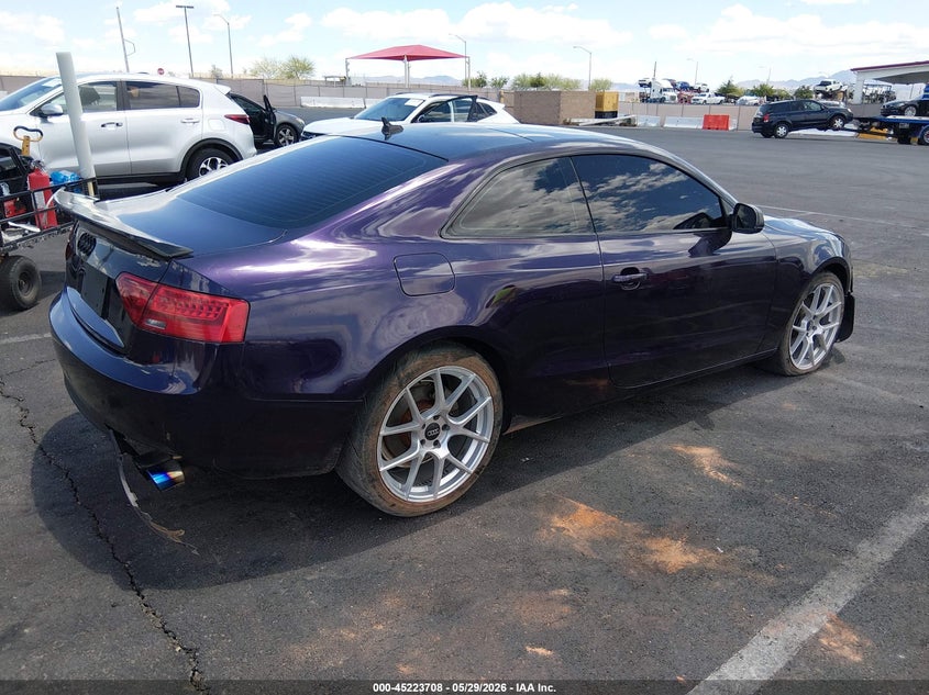 2013 Audi A5 VIN WAULFAFRXDA037593 IAAI salvage auction — FRONT END, Salvage Title, sold $400 on 2026-07-17 (photo 4)
