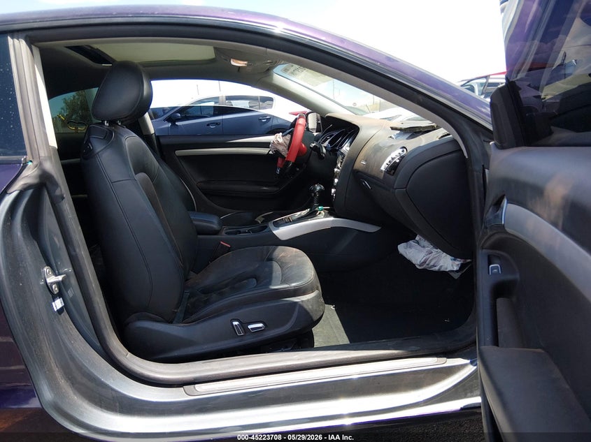 2013 Audi A5 VIN WAULFAFRXDA037593 IAAI salvage auction — FRONT END, Salvage Title, sold $400 on 2026-07-17 (photo 5)