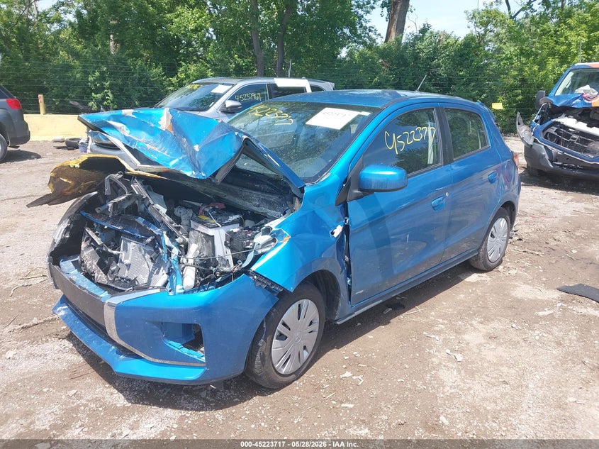 2024 Mitsubishi Mirage VIN ML32AUHJ8RH037809 IAAI salvage auction — FRONT END, Salvage Title, sold $1,000 on 2026-08-02 (photo 2)