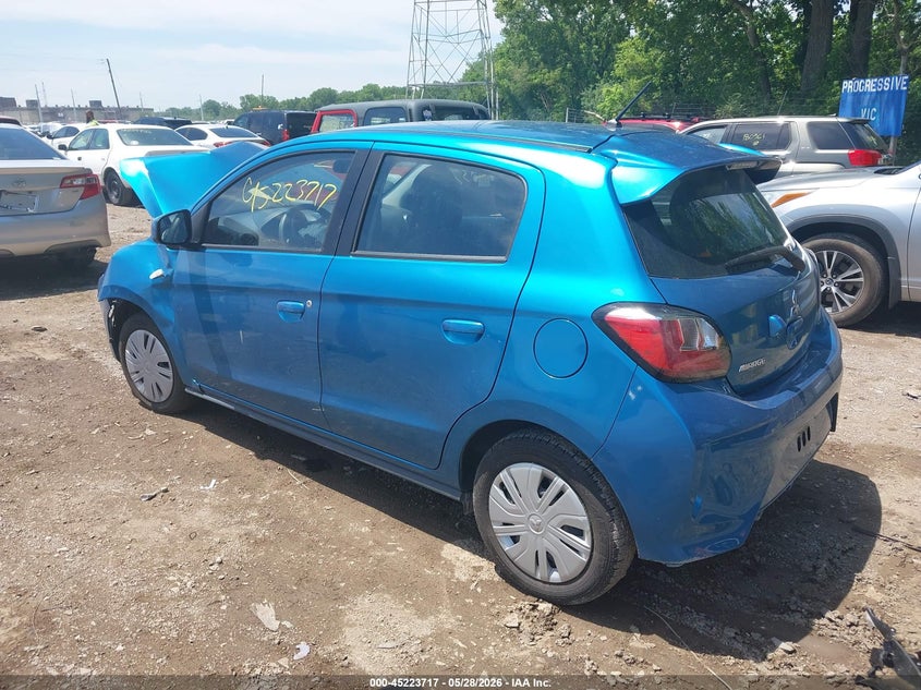 2024 Mitsubishi Mirage VIN ML32AUHJ8RH037809 IAAI salvage auction — FRONT END, Salvage Title, sold $1,000 on 2026-08-02 (photo 3)