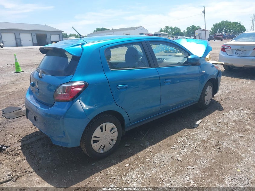 2024 Mitsubishi Mirage VIN ML32AUHJ8RH037809 IAAI salvage auction — FRONT END, Salvage Title, sold $1,000 on 2026-08-02 (photo 4)