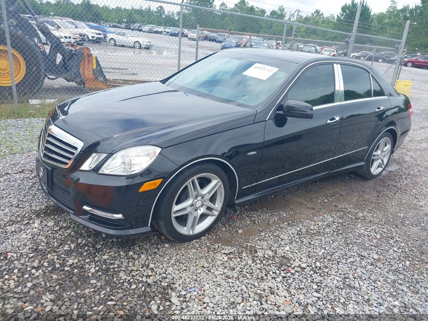 2012 Mercedes-benz E-klasse VIN WDDHF5KBXCA616046 IAAI salvage auction — ENGINE DAMAGE, Salvage (Mississippi), sold $1,500 on 2026-07-09 (photo 2)