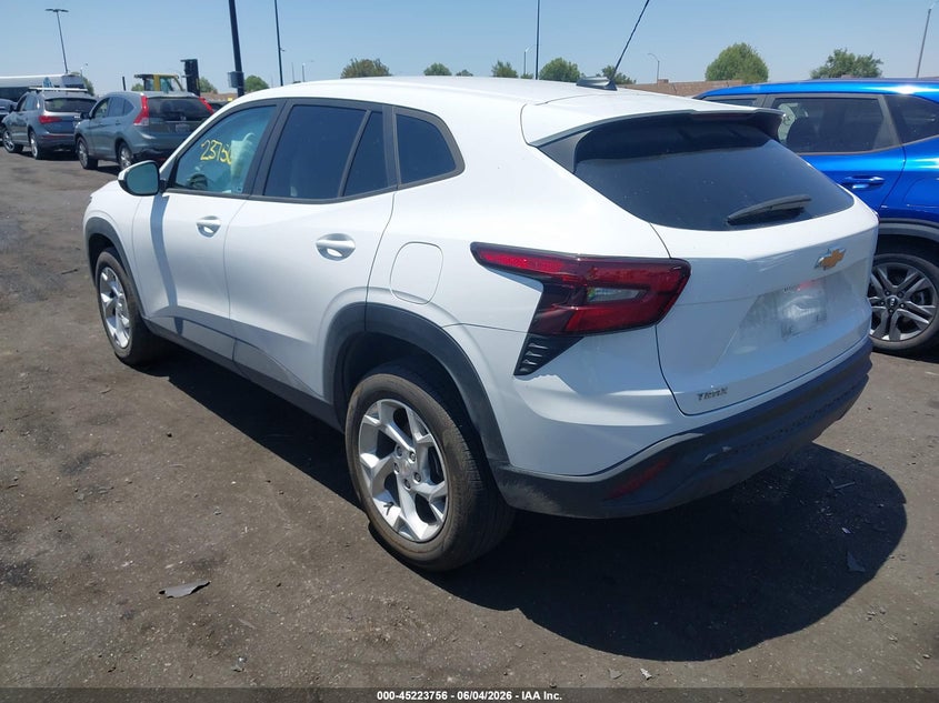 2025 Chevrolet Trax VIN KL77LFEPXSC187163 IAAI salvage auction — SIDE, Salvage Title, sold $6,725 on 2026-07-10 (photo 3)