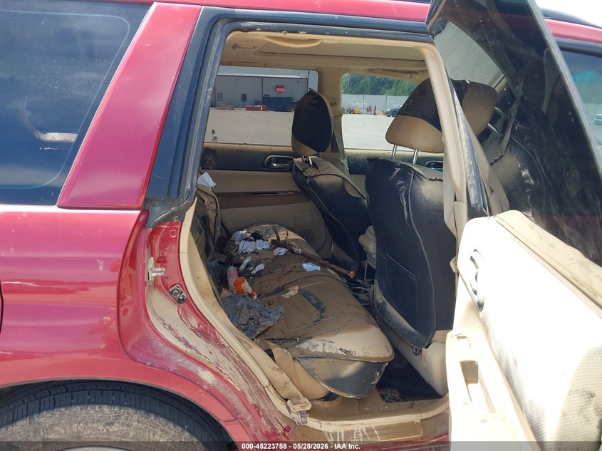 2006 Subaru Forester VIN JF1SG65656G716127 IAAI salvage auction — WATER/FLOOD, Salvage (Indiana), sold $225 on 2026-07-09 (photo 8)