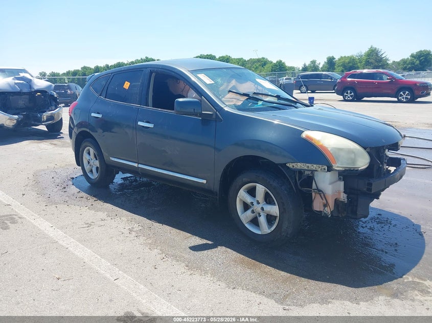 2013 Nissan Rogue VIN JN8AS5MV9DW129279 IAAI salvage auction — ROLLOVER, Clear (Indiana), sold $150 on 2026-07-24 (photo 1)