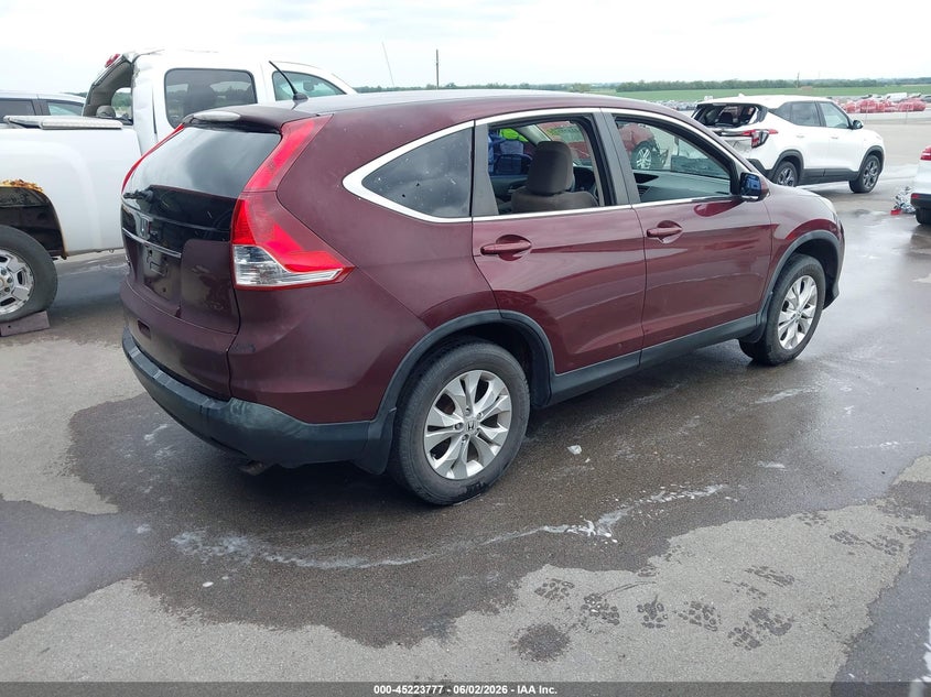 2014 Honda Cr-v VIN 5J6RM4H52EL102435 IAAI salvage auction — HAIL, Salvage Title, sold $3,800 on 2026-07-30 (photo 4)