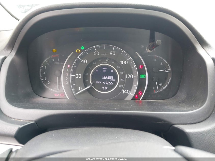 2014 Honda Cr-v VIN 5J6RM4H52EL102435 IAAI salvage auction — HAIL, Salvage Title, sold $3,800 on 2026-07-30 (photo 7)