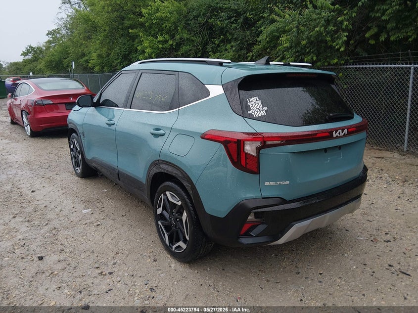 2024 Kia Seltos VIN KNDETCA72R7551447 IAAI salvage auction — FRONT END, Salvage Title, sold $4,200 on 2026-07-14 (photo 3)