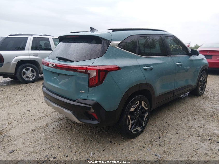 2024 Kia Seltos VIN KNDETCA72R7551447 IAAI salvage auction — FRONT END, Salvage Title, sold $4,200 on 2026-07-14 (photo 4)