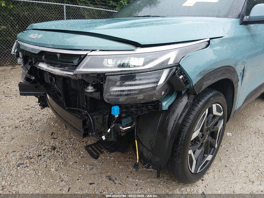 2024 Kia Seltos VIN KNDETCA72R7551447 IAAI salvage auction — FRONT END, Salvage Title, sold $4,200 on 2026-07-14 (photo 6)