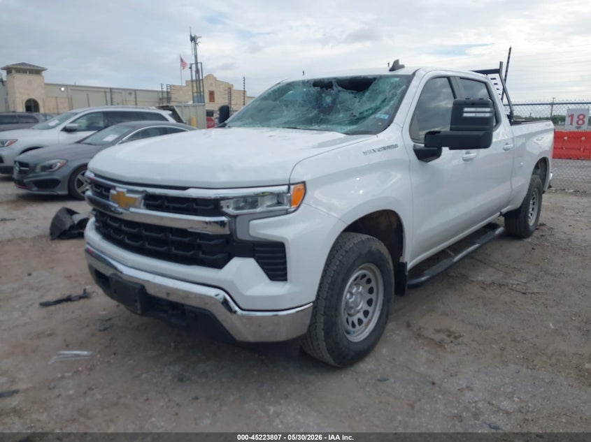 2023 Chevrolet Silverado VIN 3GCUDDED1PG325755 IAAI salvage auction — HAIL, Salvage Title, sold $17,000 on 2026-07-29 (photo 2)