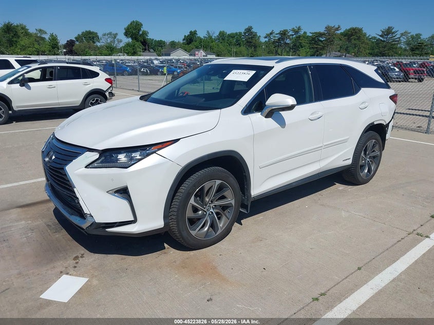 2018 Lexus Rx VIN JTJDGKCA8J2000926 IAAI salvage auction — REAR END, Salvage Title, sold $9,900 on 2026-07-12 (photo 2)