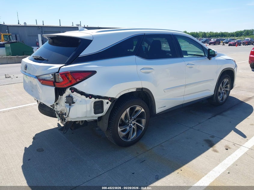 2018 Lexus Rx VIN JTJDGKCA8J2000926 IAAI salvage auction — REAR END, Salvage Title, sold $9,900 on 2026-07-12 (photo 4)