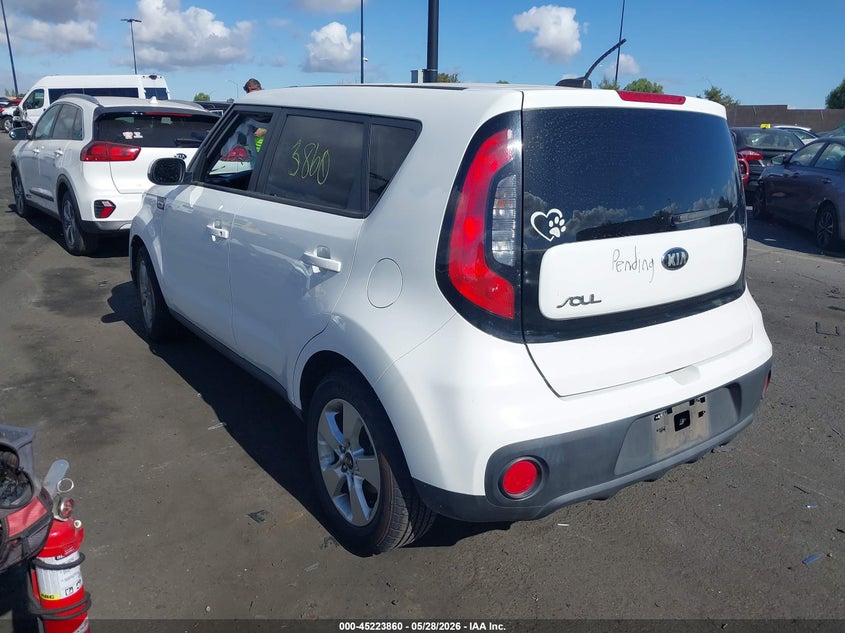 2017 Kia Soul VIN KNDJN2A2XH7486532 IAAI salvage auction — RIGHT SIDE, Salvage Title, sold $1,400 on 2026-07-24 (photo 3)