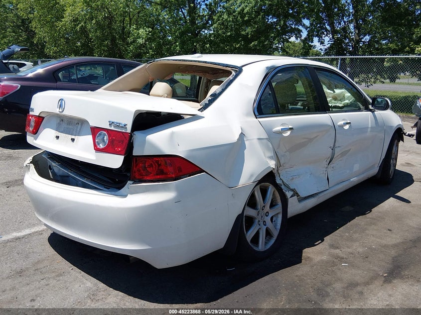 2005 Acura Tsx VIN JH4CL96885C027215 IAAI salvage auction — FRONT & REAR, Salvage (New Jersey), sold $475 on 2026-07-20 (photo 4)