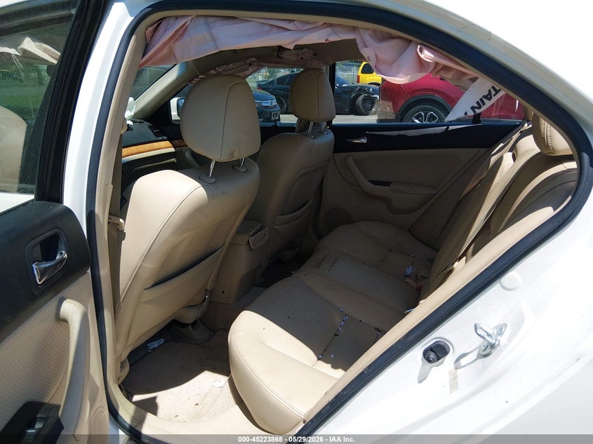 2005 Acura Tsx VIN JH4CL96885C027215 IAAI salvage auction — FRONT & REAR, Salvage (New Jersey), sold $475 on 2026-07-20 (photo 8)