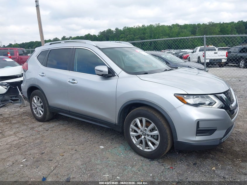 2018 Nissan Rogue VIN KNMAT2MT0JP553655 IAAI salvage auction — LEFT SIDE, Salvage Title, sold $2,150 on 2026-07-11 (photo 1)