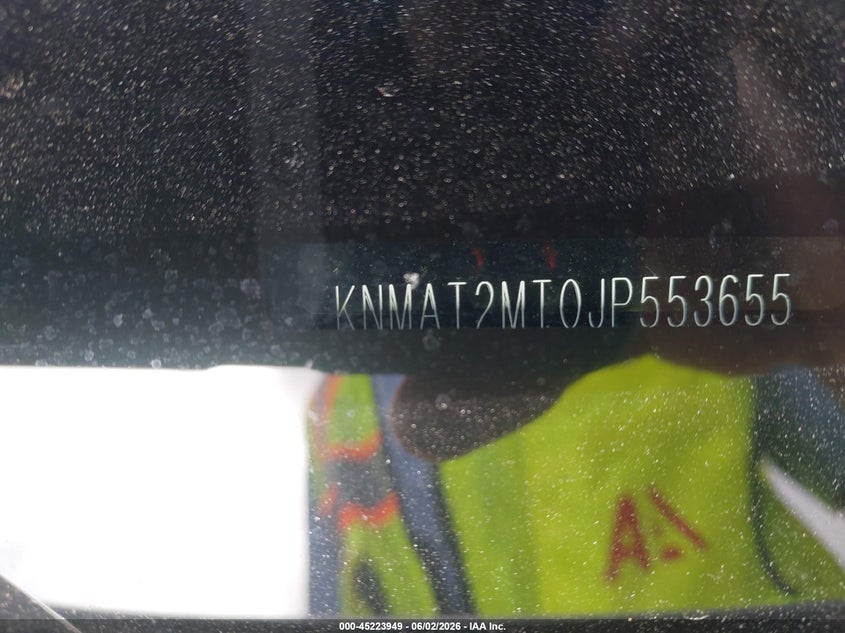 2018 Nissan Rogue VIN KNMAT2MT0JP553655 IAAI salvage auction — LEFT SIDE, Salvage Title, sold $2,150 on 2026-07-11 (photo 9)