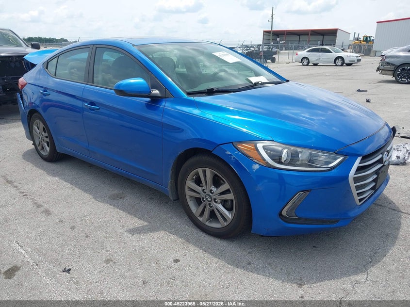 2018 Hyundai Elantra VIN KMHD84LFXJU451332 IAAI salvage auction — ALL OVER, Salvage (Missouri), sold $1,300 on 2026-07-16 (photo 1)