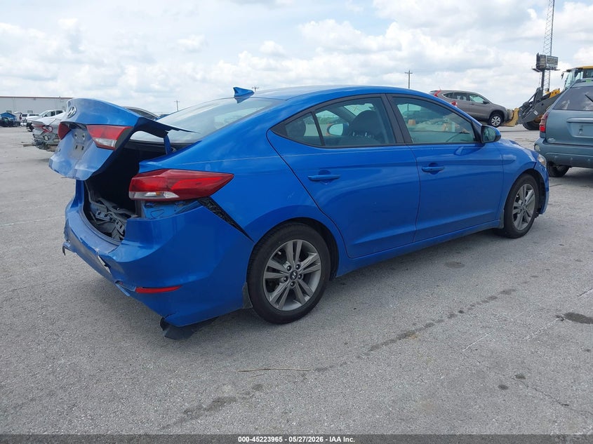 2018 Hyundai Elantra VIN KMHD84LFXJU451332 IAAI salvage auction — ALL OVER, Salvage (Missouri), sold $1,300 on 2026-07-16 (photo 4)