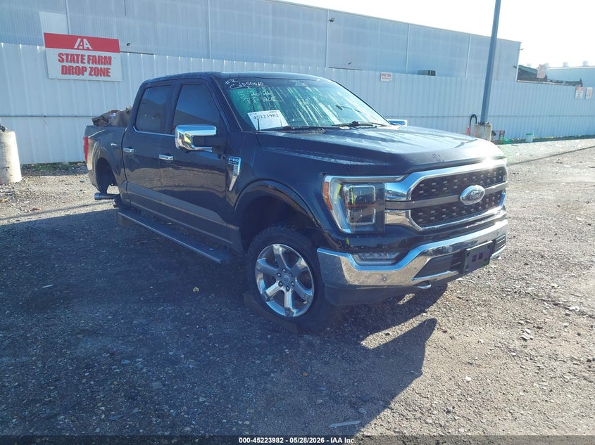2022 Ford F-150 VIN 1FTFW1E50NFA79614 IAAI salvage auction — SIDE, Salvage Title, sold $15,250 on 2026-08-22 (photo 1)