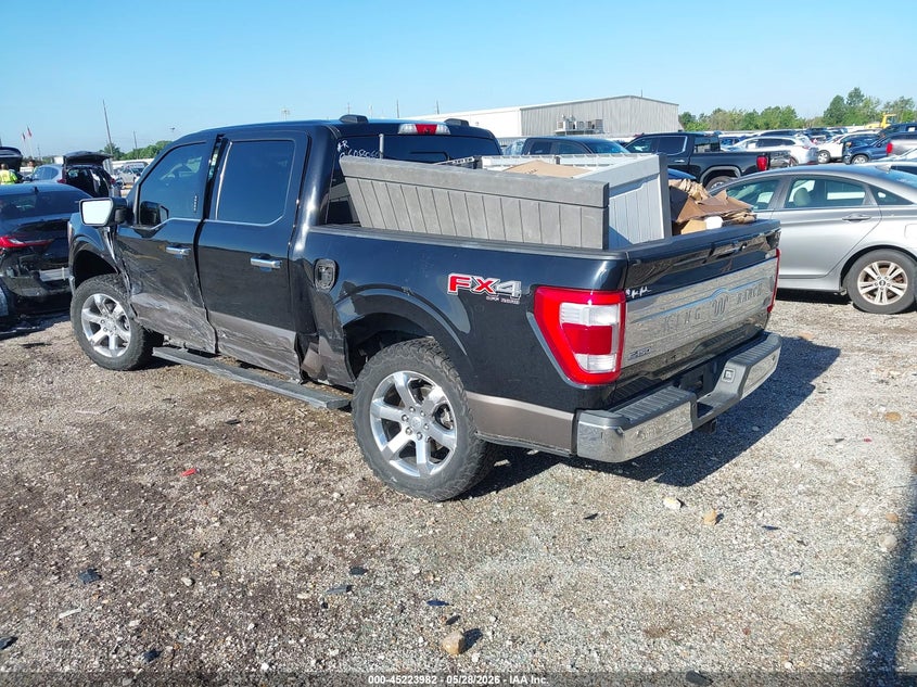 2022 Ford F-150 VIN 1FTFW1E50NFA79614 IAAI salvage auction — SIDE, Salvage Title, sold $15,250 on 2026-08-22 (photo 3)